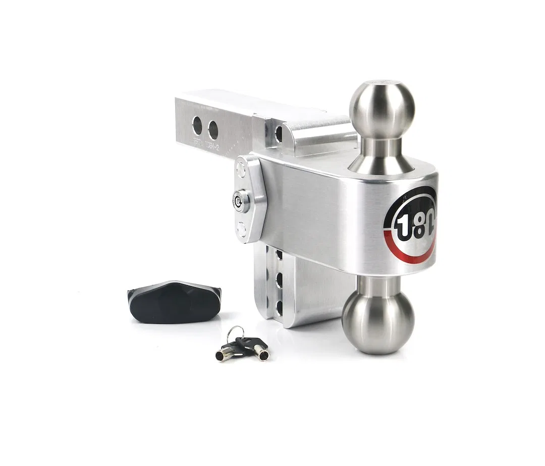 LTB4-2 – WEIGH SAFE Trailer Hitch Ball Mount, Fits 2 Inch Receiver 12500 Gross Trailer Weight Turnover Adjustable Non...